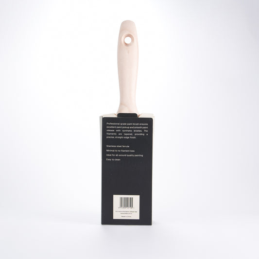 Back of Kibbu paint brush packaging showing product details on a white background